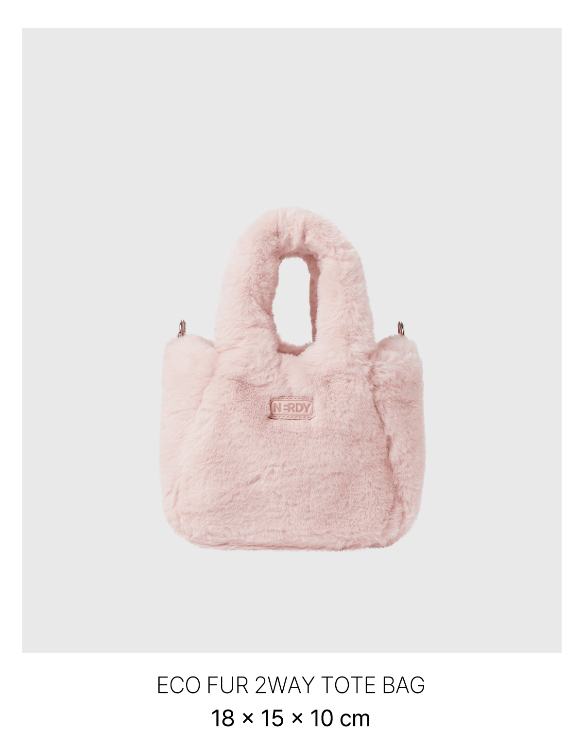 NERDY Fluffy Two Way Tote Bag
