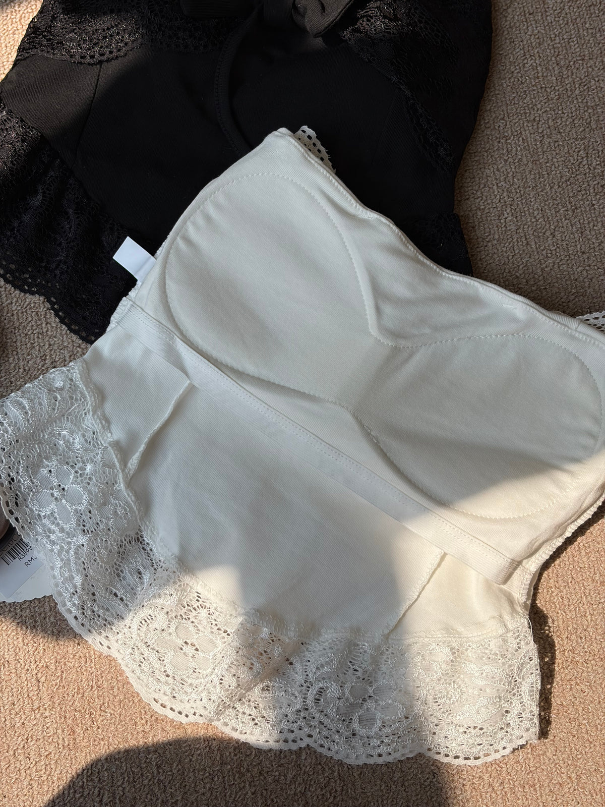 Luna Lace Ribbon Top (Padded)