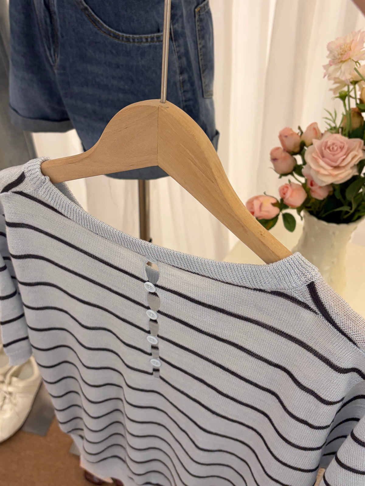 Este Stripe Knit Top