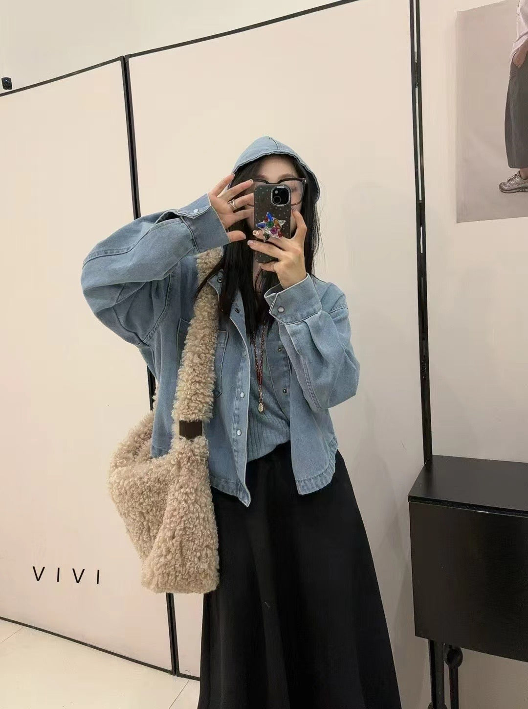 Pippa Denim Hooded Jacket