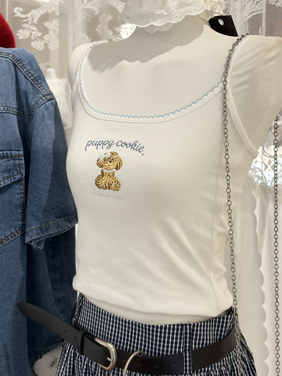 Callie Fruit Embroidery Cami Top