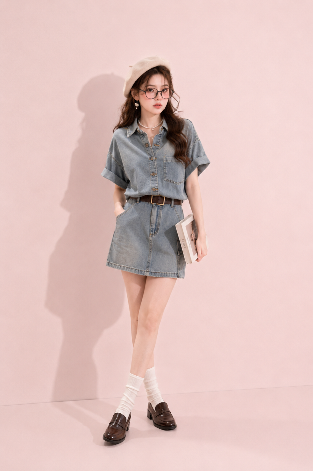 Denim · Lunna Romper