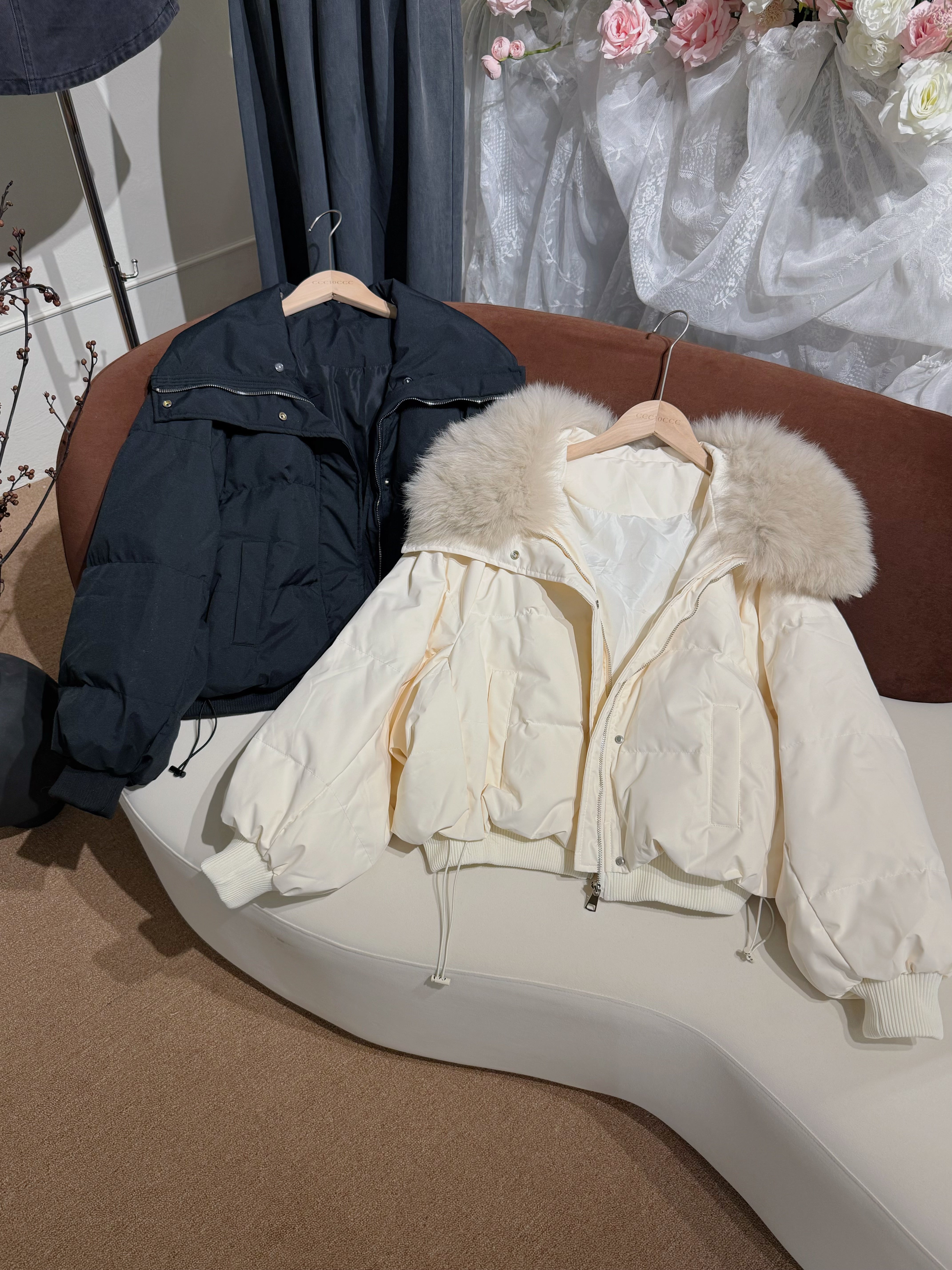 Velours Puffer jacket