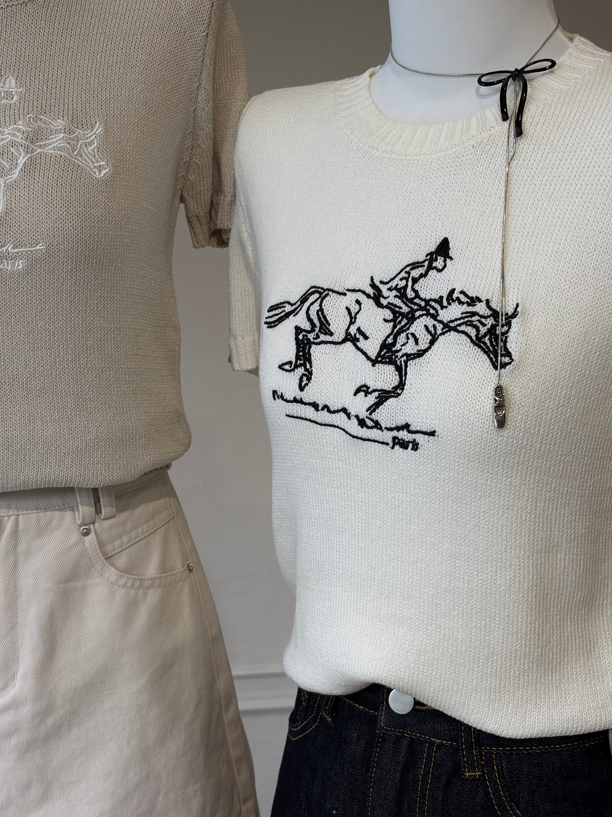 Camille Equestrian Knit Top