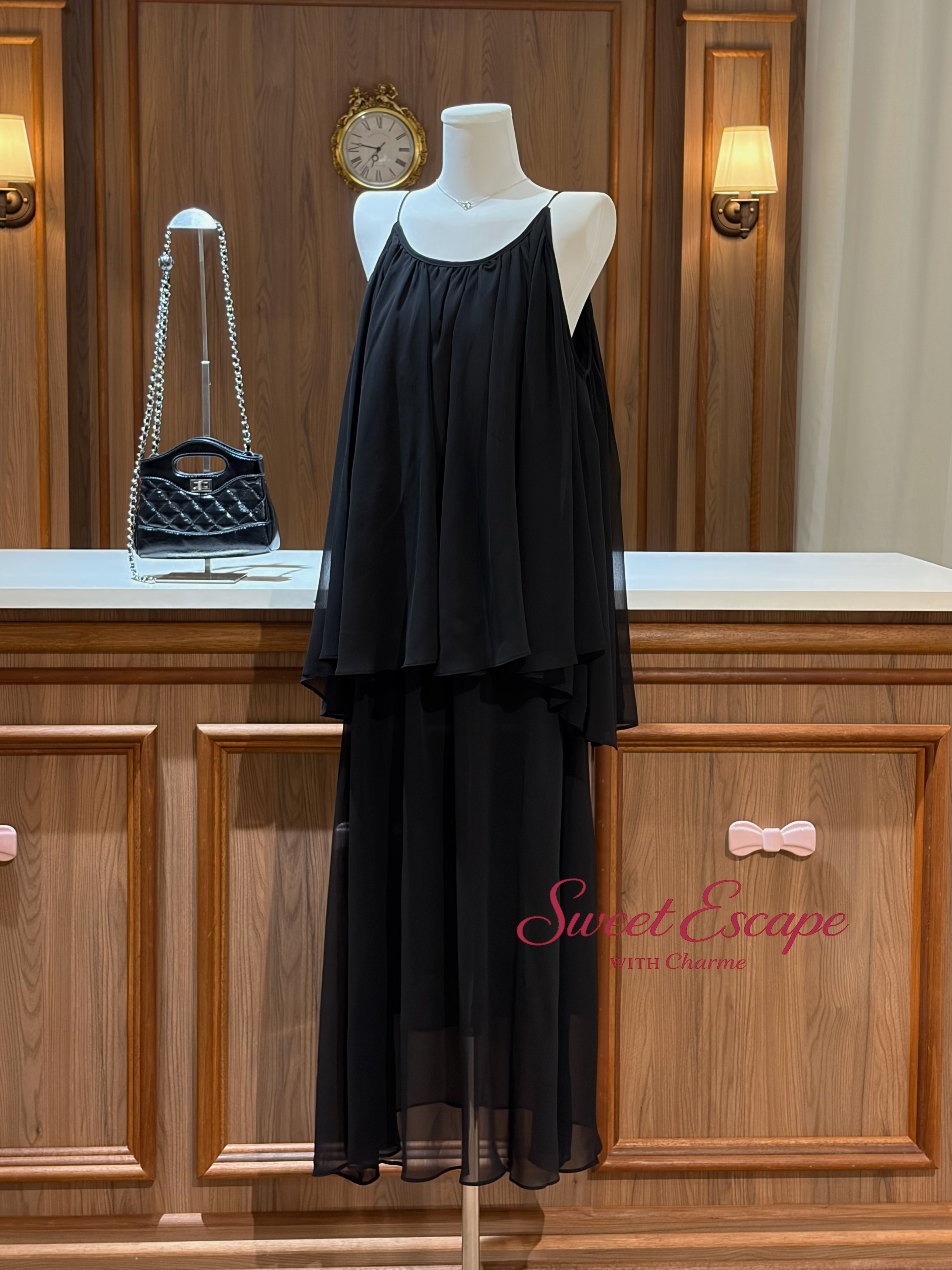 elegant flowy cami and pants co-ord set