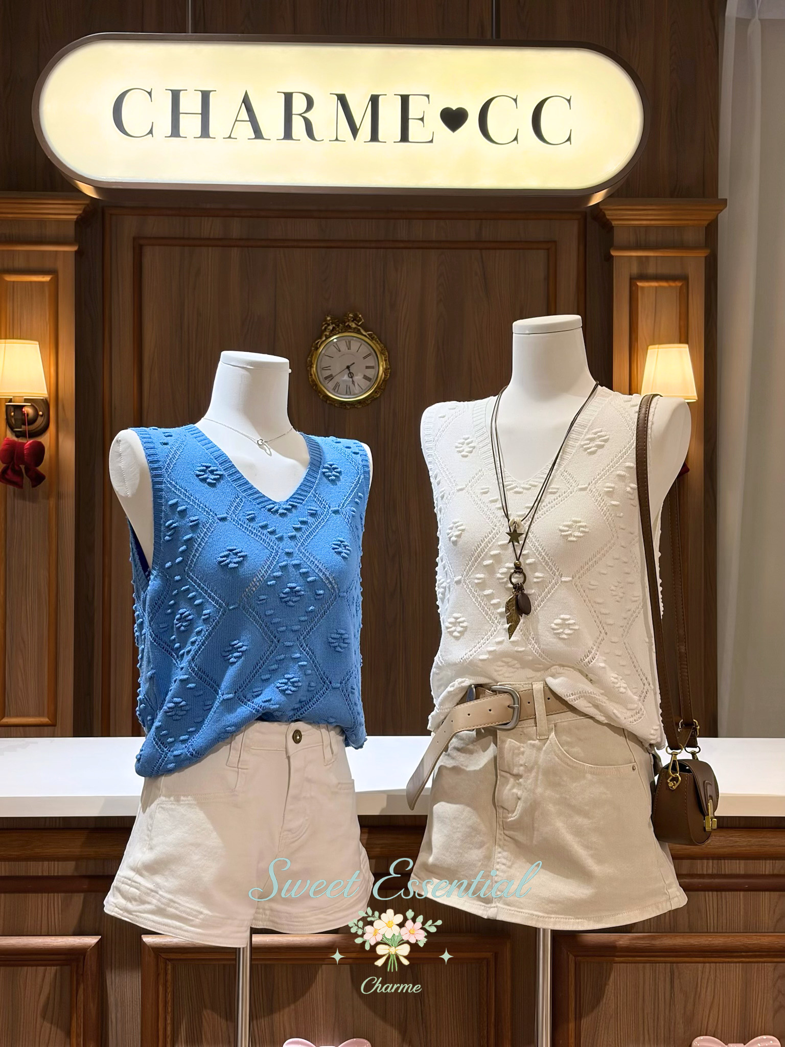 textured knit vest women malaysia