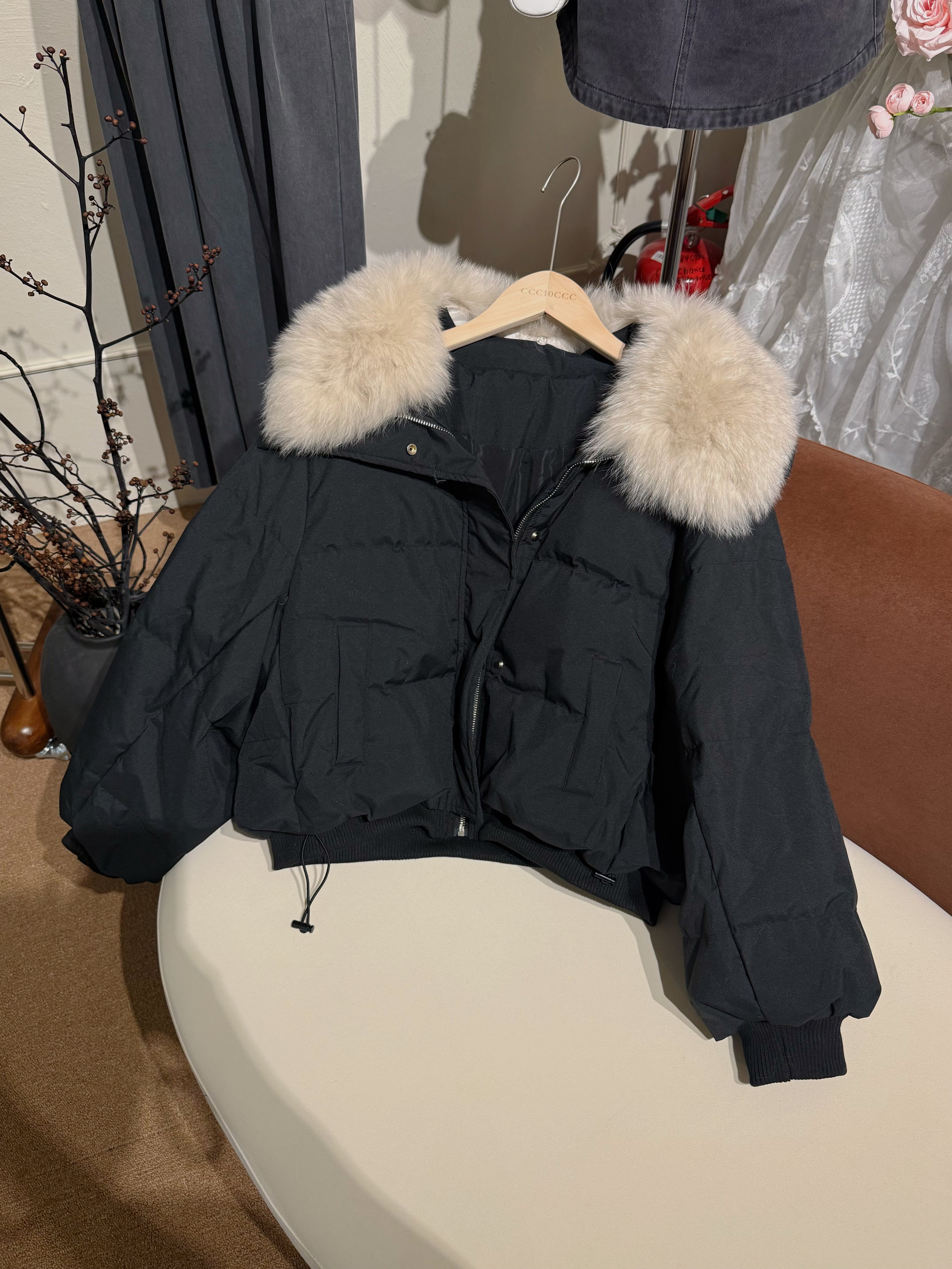Velours Puffer jacket