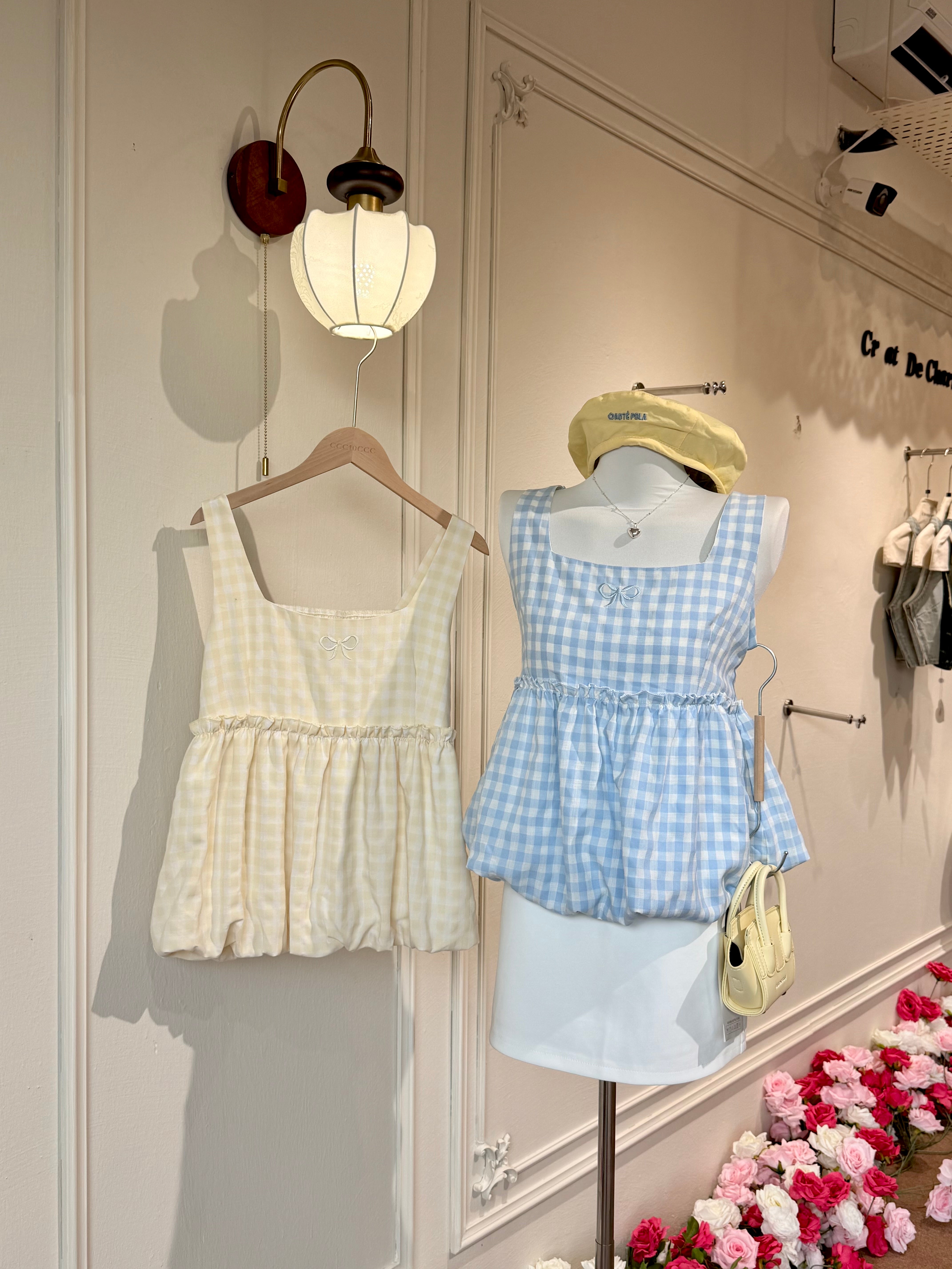Tartan Ribbon Top