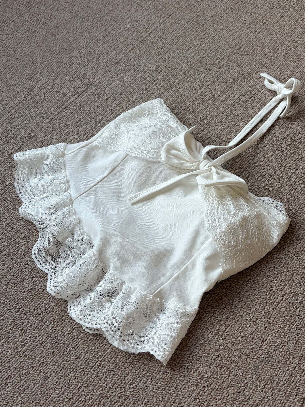 Luna Lace Ribbon Top (Padded)