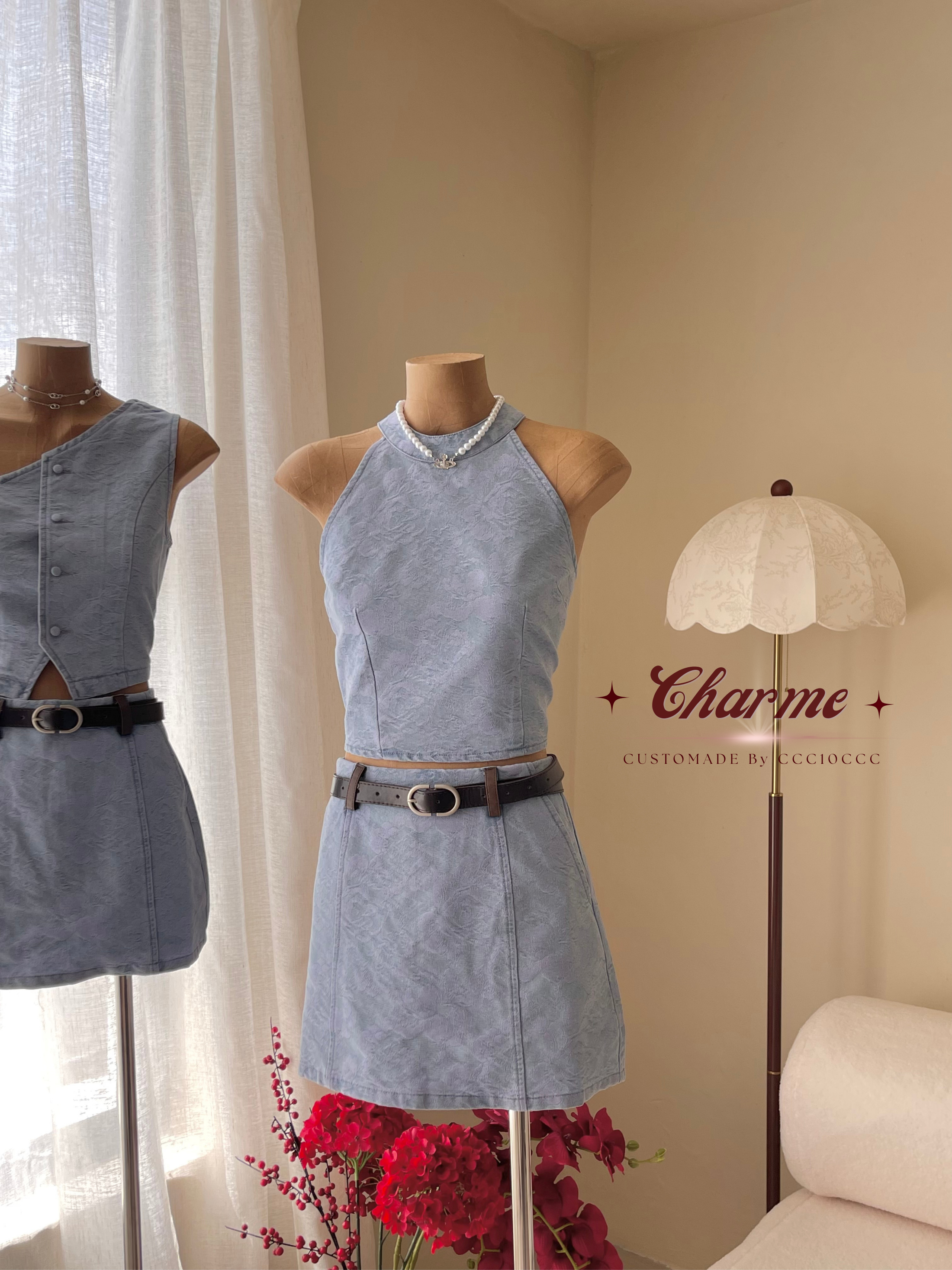 Whisper Set 雾语 · 挂脖背心