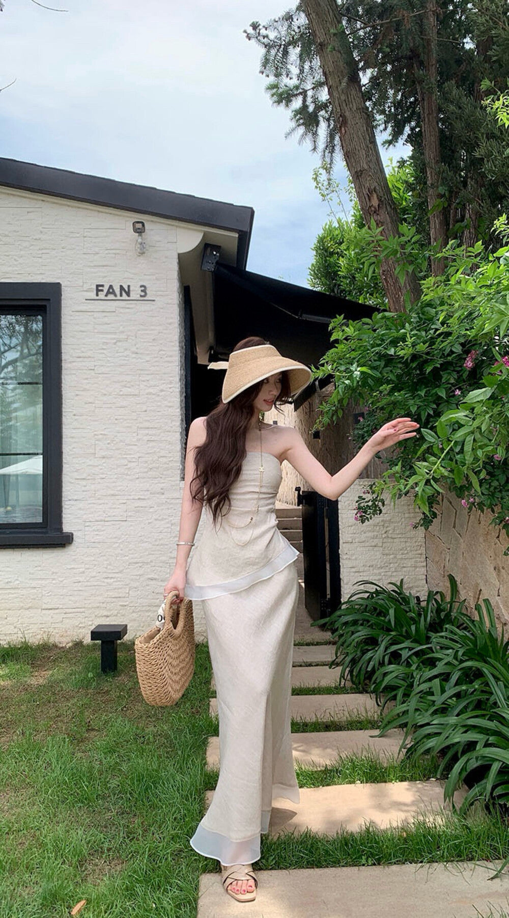 Yamy Set (Top+Skirt) 亚麻滴!