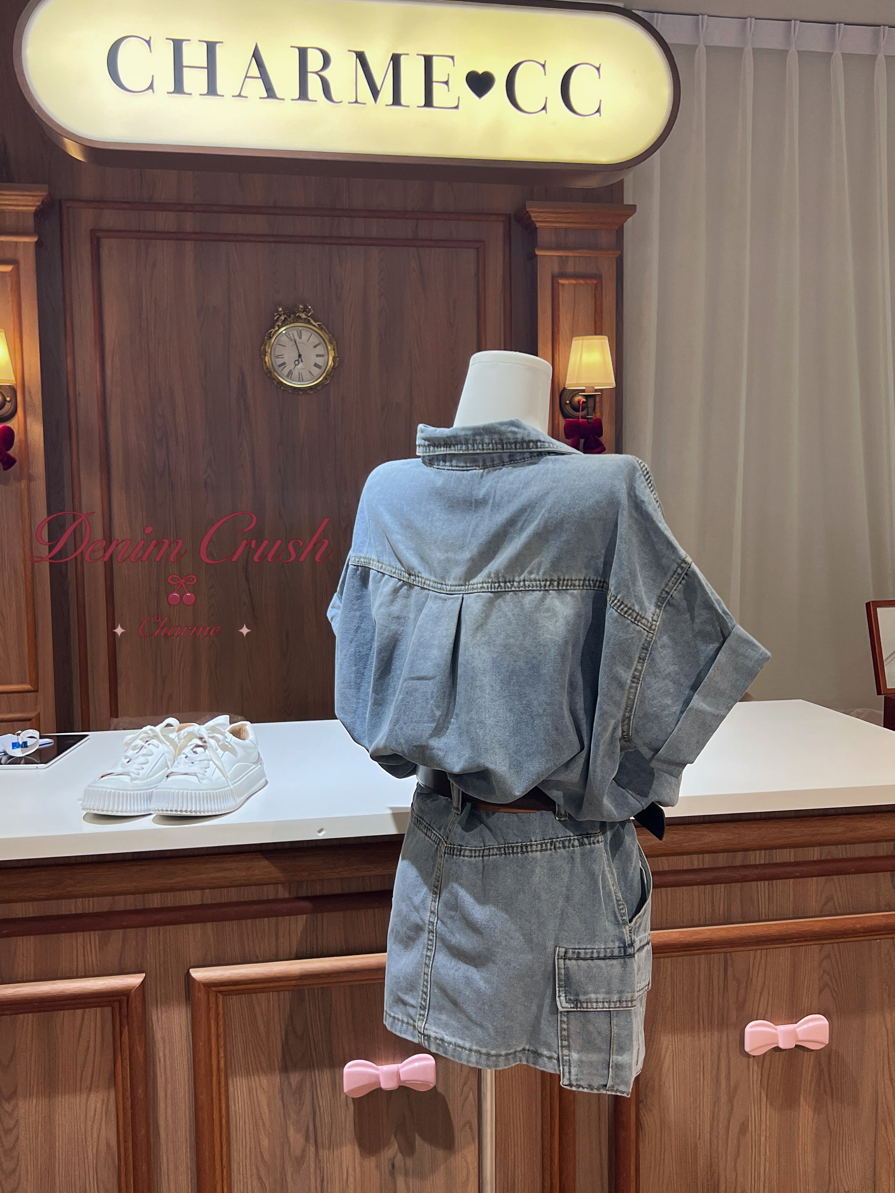 Denim · Lunna Romper