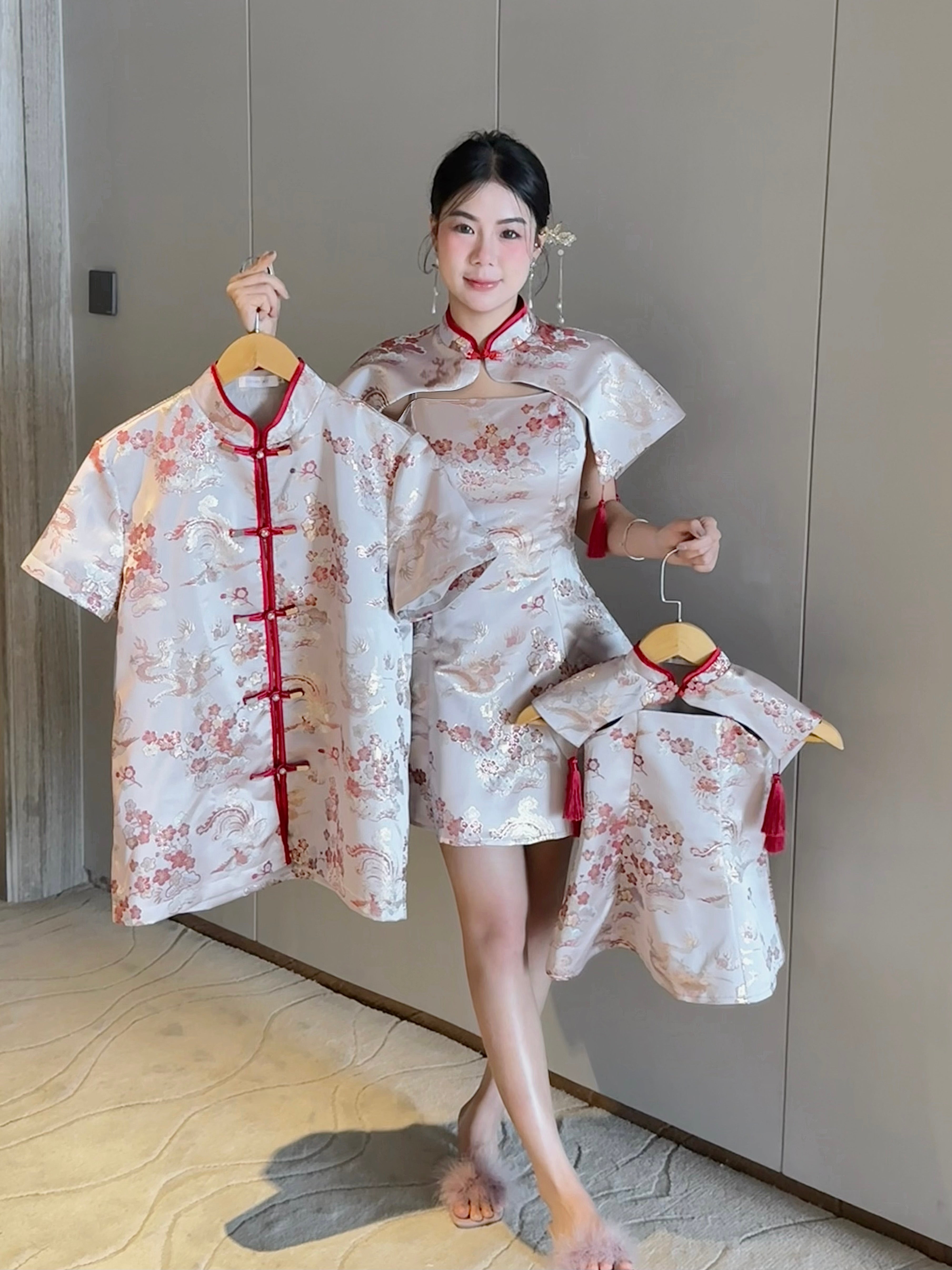 GEGE Set in Red 格格驾到