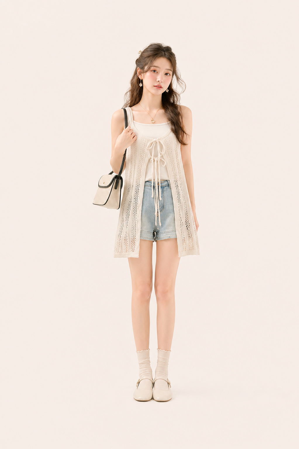 Ivory Knit Set