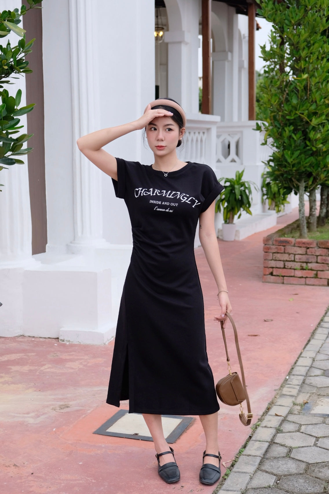 𝘾𝙃𝘼𝙍𝙈𝙀 Novela Dress in Khaki
