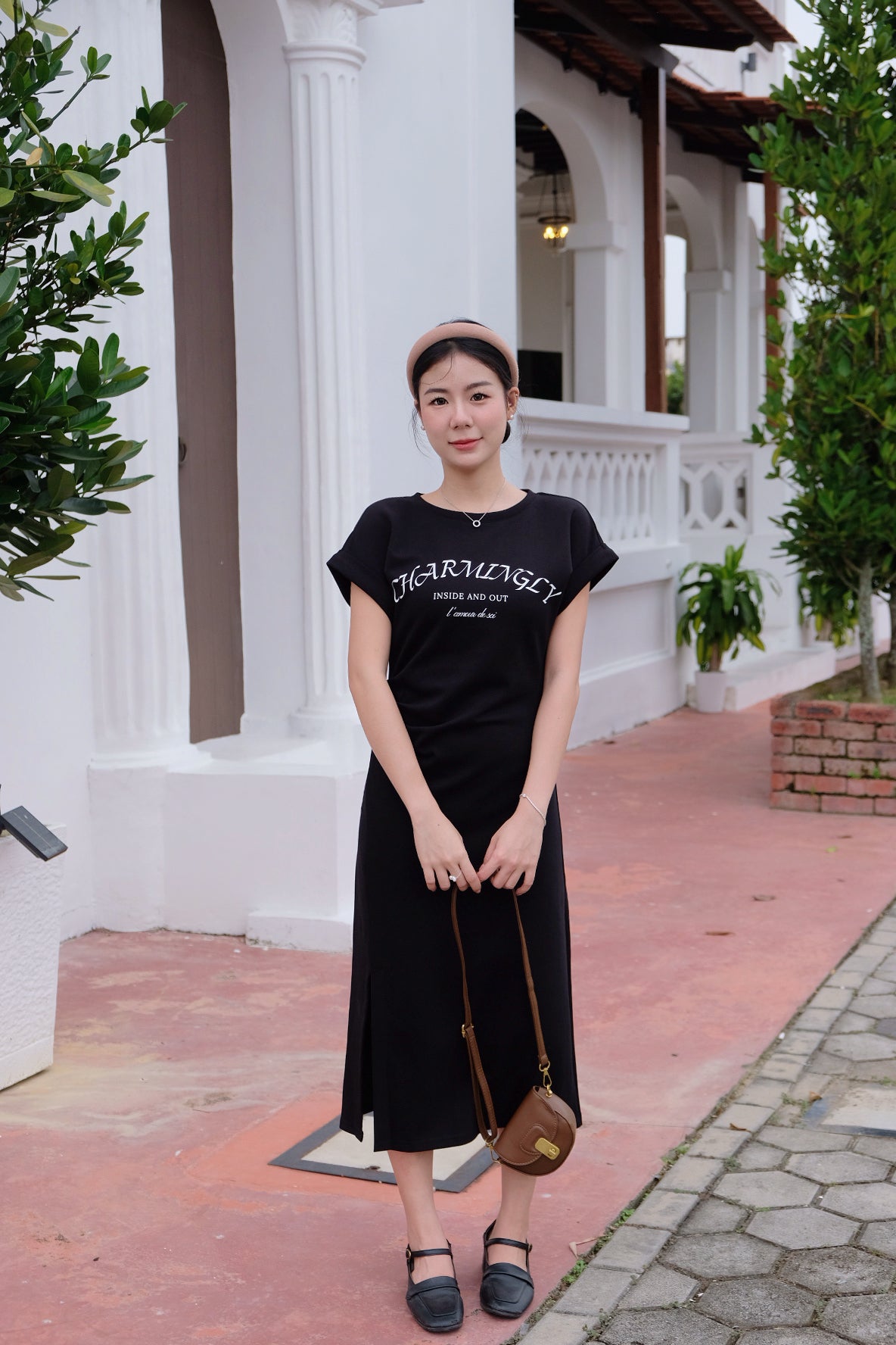 𝘾𝙃𝘼𝙍𝙈𝙀 Novela Dress in Khaki