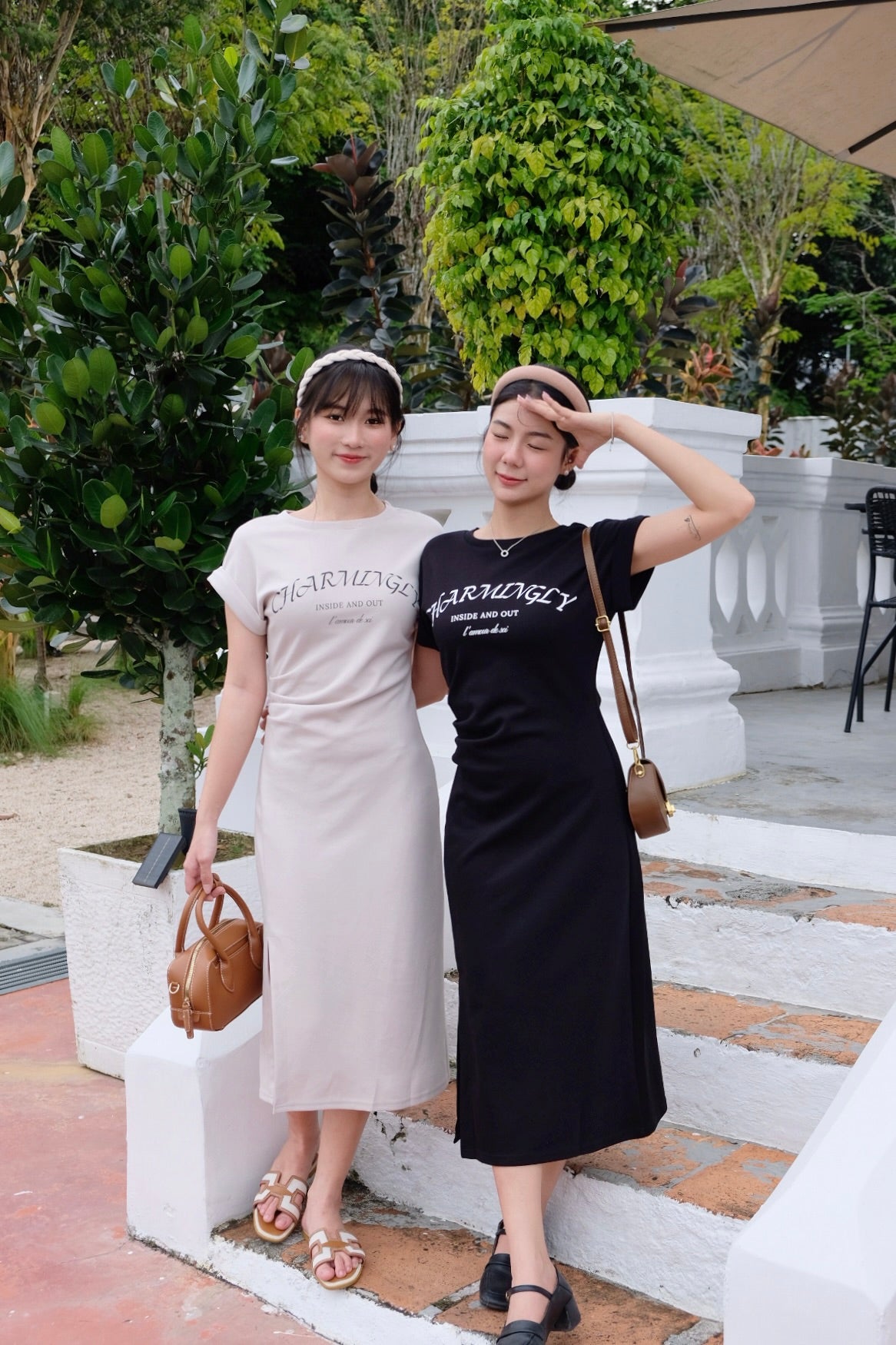 𝘾𝙃𝘼𝙍𝙈𝙀 Novela Dress in Khaki