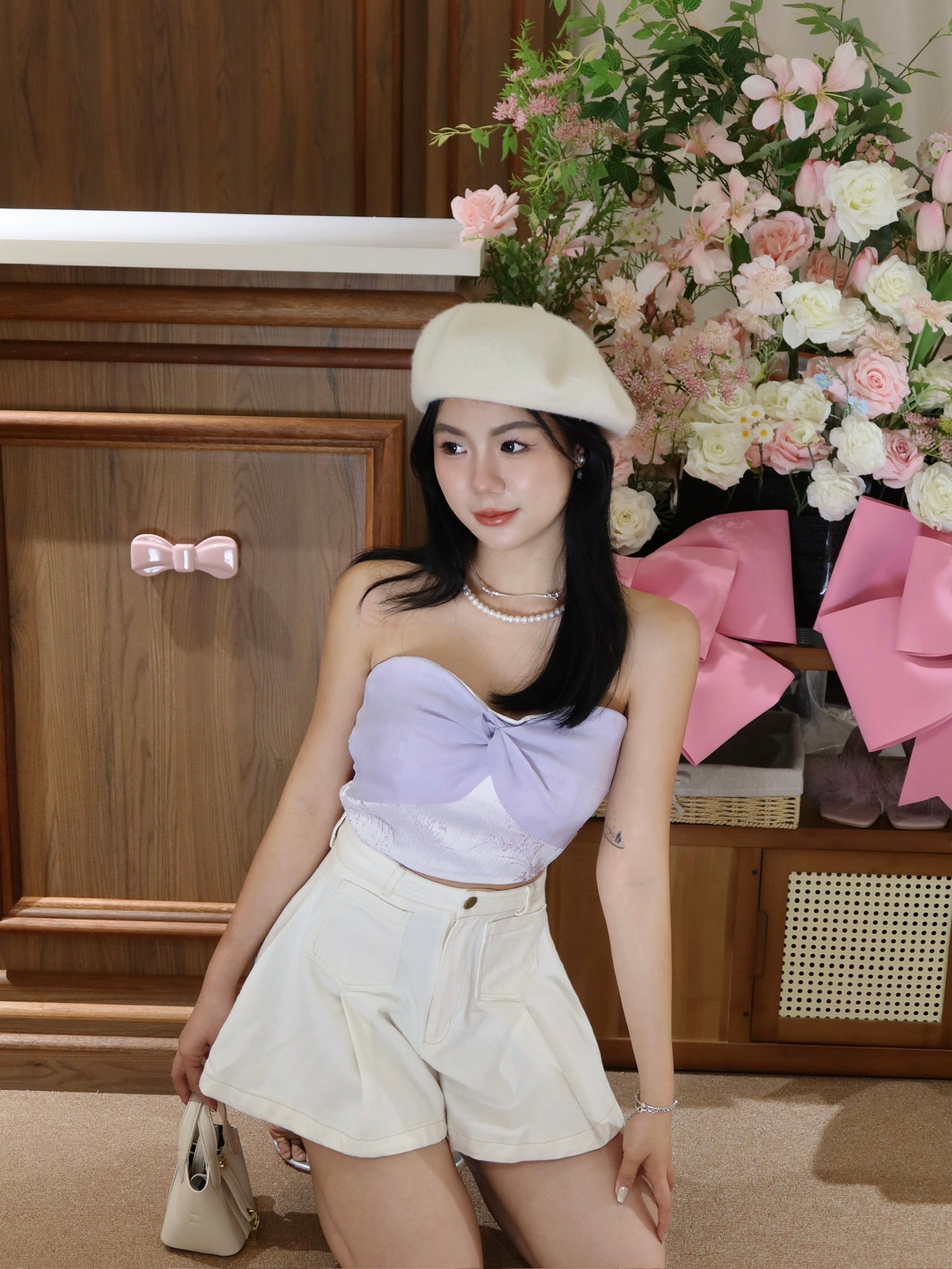 𝘾𝙃𝘼𝙍𝙈𝙀 Lila Belle Top