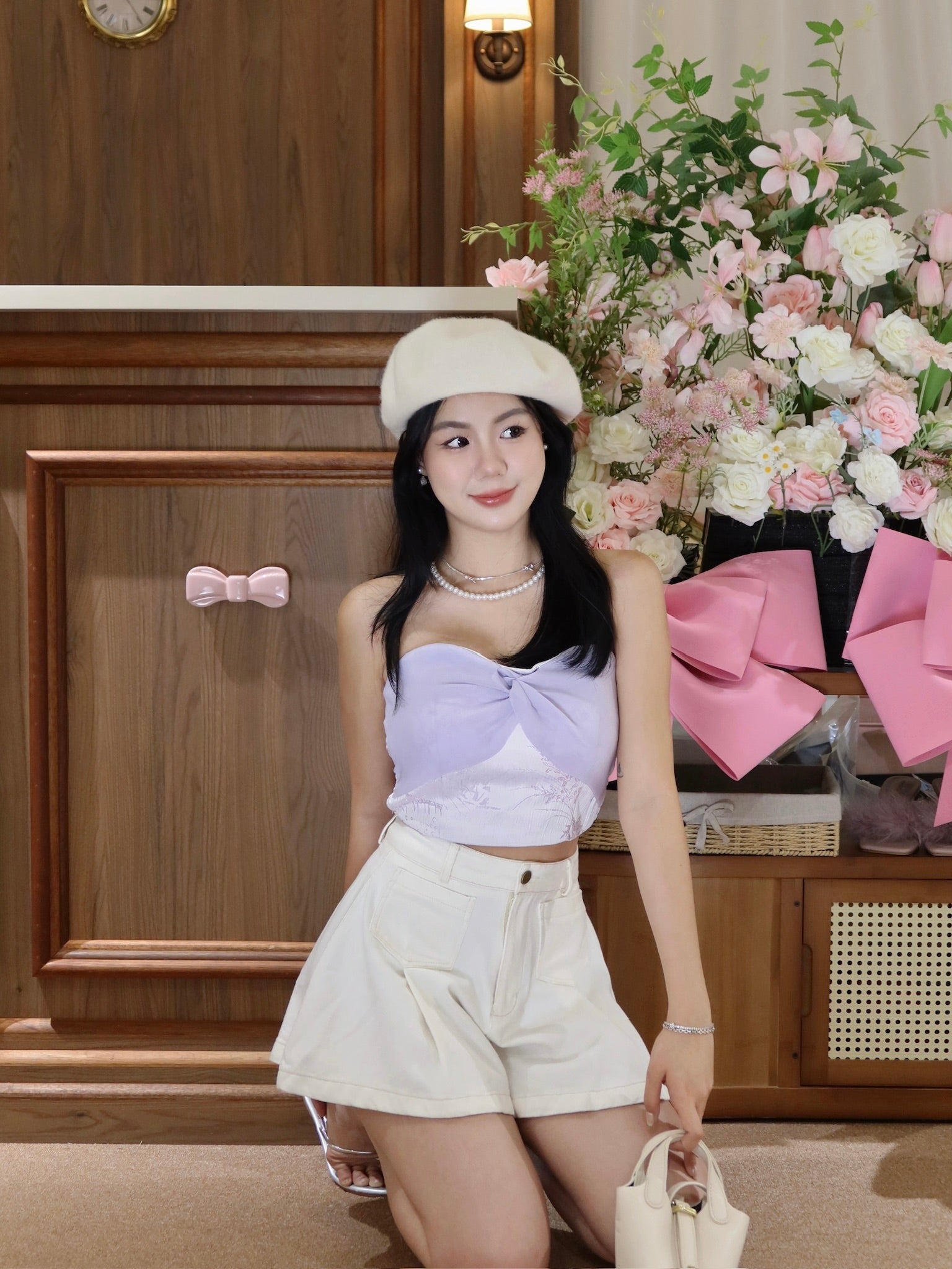 𝘾𝙃𝘼𝙍𝙈𝙀 Lila Belle Top